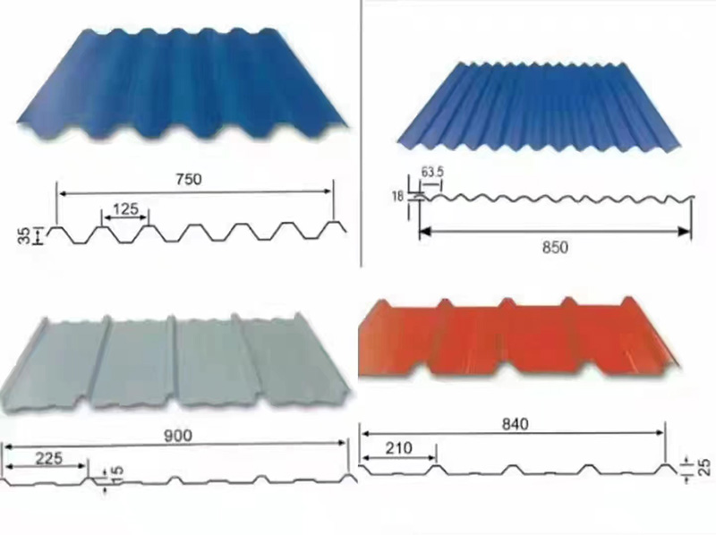 size of aluminum roofing sheet